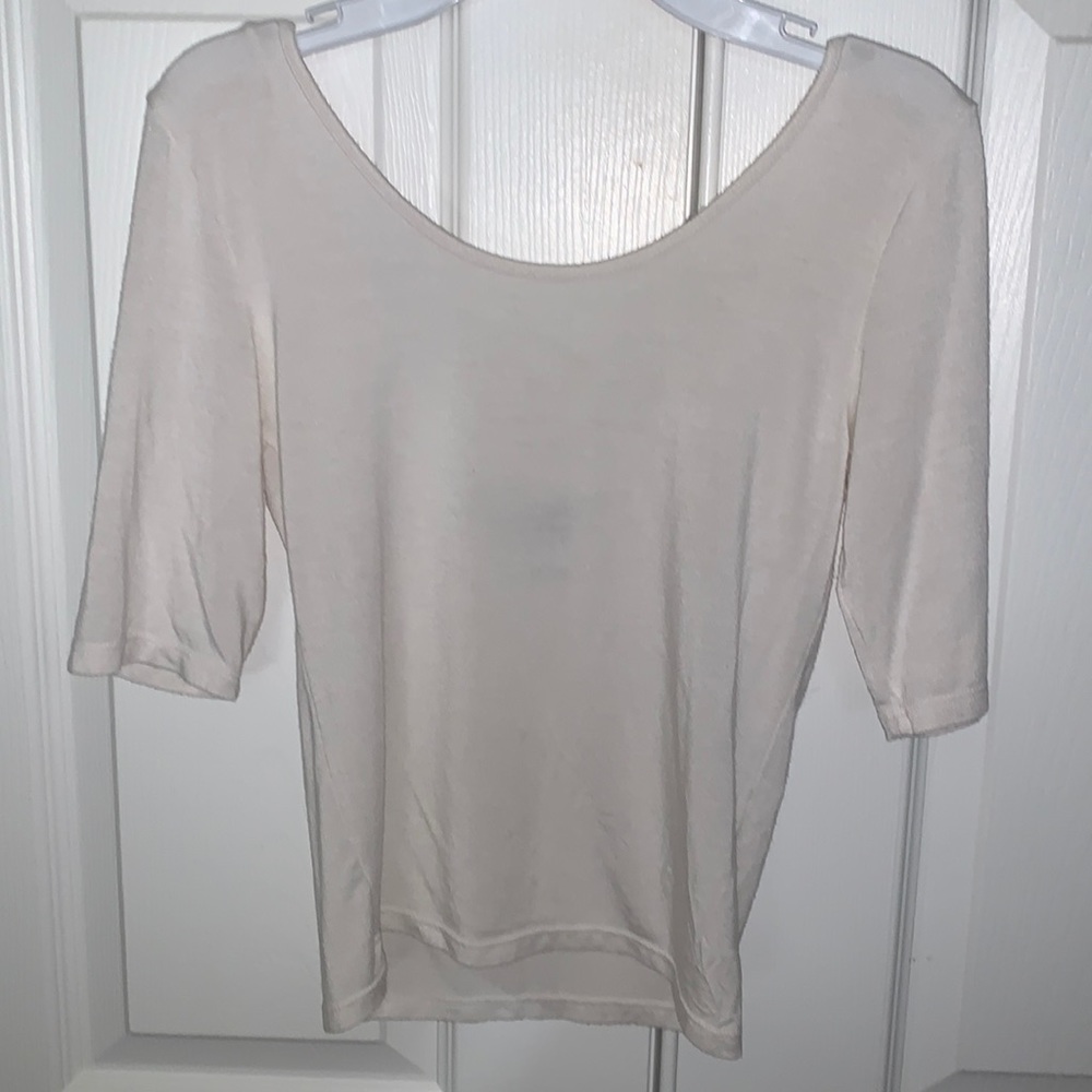 Open back tee